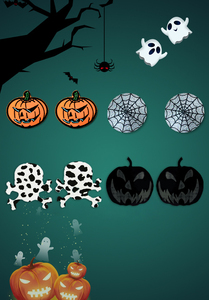 Autocollants adhésifs jetables pour tétons <span class=keywords><strong>Sexy</strong></span> Halloween autocollants multicolores à la mode pour seins cadeau de vacances accessoires intimes - Product Image 2