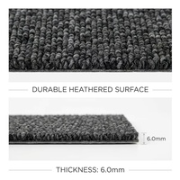 Tapis de salon doux et lavable, tapis antidérapant pour chambre à coucher, tapis de sol emboîtables, dalles de moquette