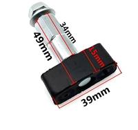 Glissière de porte d'ascenseur OEM WR-Door Slider-9 en métal et plastique FR PC, pièce de rechange pour hôtels et hôpitaux avec garantie d'un an