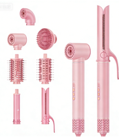 Brosse Sèche-Cheveux 7-en-1 OEM avec Moteur AC Plasma (>110 000 tr/min) - Multi-Styler Peigne à Air Chaud et Brosse Coiffante Tout-en-un pour Usage Domestique