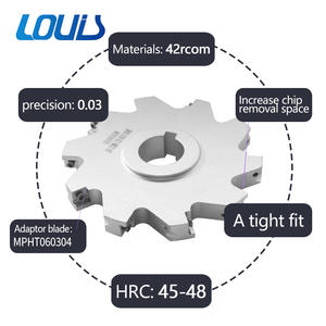 TMP06 ЧПУ Трехгранная режущая головка MPHT060304 чип T-режущая головка слот Вольфрамовая высокоскоростная стальная фрезерная головка внешний холодный фрезерный инструмент - Product Image 2