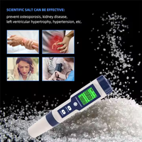 Testeur de qualité de l'eau portable 5 en 1, numérique, TDS/EC/PH/Salinité/Température, pour laboratoire