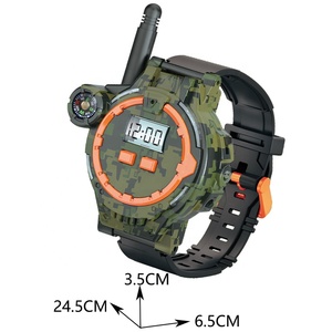 Jacko Toys Nouveau Festival du Commerce 200M Hd Talkie-walkie <span class=keywords><strong>Jouet</strong></span> Montre Ensemble avec Lumière Heure Boussole Talkie-walkie Militaire Jouets pour Enfants - Product Image 4