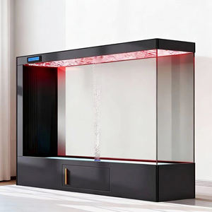 <span class=keywords><strong>Aquarium</strong></span> de poissons de grande taille en verre ultra blanc de 5 pieds 160 <span class=keywords><strong>200</strong></span> gallons avec support et armoire - Product Image 2