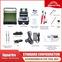 Signal Fire AI-30 Épisseuse par fusion de fibres optiques 6 moteurs, pour FTTH et réseau local sans fil, machine d'épissage haute précision 6S