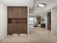 Armoire de Rangement Luxe Moderne pour Chambre à Coucher, Armoire à 2 ou 6 Portes, Meuble à Chaussures Ouvert, Armoire en Bois Personnalisée, Système de Rangement en Bois avec Portes