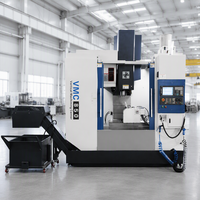 Centre d'usinage vertical CNC de précision VMC850, ATC, système de commande Fanuc, pour le traitement des métaux et la fabrication de moules
