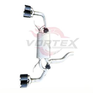 Escape Trasero Vortex SS304 de Acero Inoxidable con Válvulas para BMW Serie 3 G20 325i 330i con Tambor Central y Puntas Cuádruples de Carbono Mod U - Product Image 5