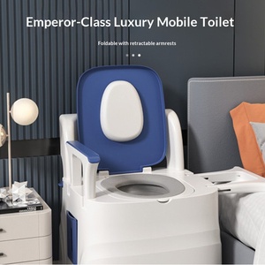 <span class=keywords><strong>Chaise</strong></span> de toilette de chevet, siège de toilette surélevé avec poignée, siège de toilette portable pour adultes, <span class=keywords><strong>chaise</strong></span> de toilette de chevet - Product Image 4