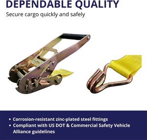 1 "2" 3 "4" 1T 2T 3T 5ton 10T Carga Cinta de Amarra Pesada Catraca Amarrar Cinta De Pneu Alça De Fixação - Product Image 5