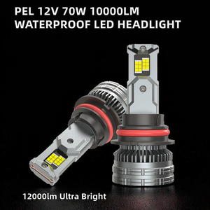 Phares LED universels étanches 12V 120W 12000LM 6000K H11 H4 neufs - Product Image 2
