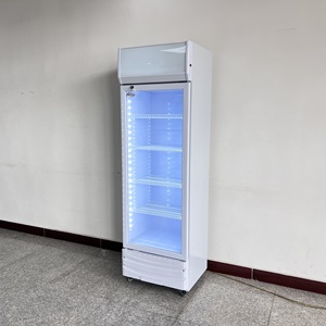 Chất lượng cao thương mại duy nhất cửa kính cửa tủ lạnh hiển thị trong suốt cửa tủ lạnh lạnh uống dọc Showcase <span class=keywords><strong>Cooler</strong></span> - Product Image 1