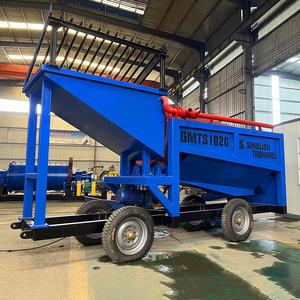 Trommel de lavage d'or portable, petit équipement de traitement et de lavage pour l'exploitation minière - Product Image 1