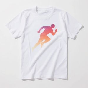 เสื้อยืดกีฬาพิมพ์ลายพรางกราฟิกสีฟ้าสำหรับผู้ชายเข้ารูปแบบแห้ง - Product Image 5