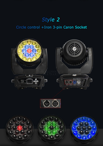 Shehds chùm rửa 19x15W <span class=keywords><strong>RGBW</strong></span> 4 trong 1 <span class=keywords><strong>zoom</strong></span> dẫn di chuyển đầu DJ Disco sân khấu Đảng đèn - Product Image 3