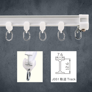 Opening-closing Curtain Blinds Single Wall  Bracket Curtain Holder Design Curtain Track Bracket - Product Image 6