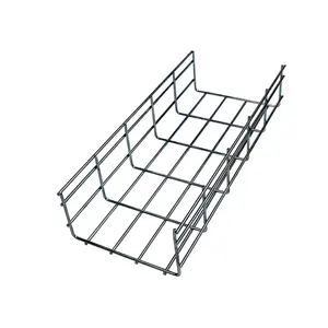 Competitive Price Anticorrosive Support System Cable Baskets Galvanized Wire Mesh Cable Tray