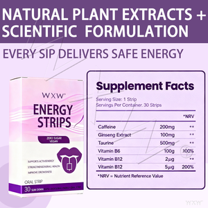 แถบเติมโปรตีนในช่องปากปรับแต่งได้ตามต้องการการเจริญเติบโตของกล้ามเนื้อพร้อมแถบพลังงานครีเอทีนเสริมในช่องปาก - Product Image 2