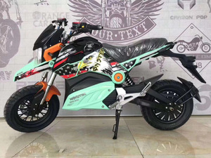 Moto de course électrique à batterie lithium 72V 30Ah 1500W haute vitesse pour la vente en gros - Product Image 2