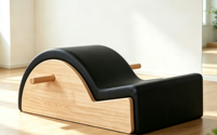 Correcteur de posture multifonctionnel en bois de hêtre MJD, adapté au yoga, au Pilates, aux étirements, à l'entraînement physique et au studio.