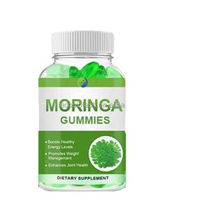 Moringa Gummies Vegan Pure Natural Organic Moringa Leaf Extract <b>Supplement</b> Moringa Gummies - Product Image 1