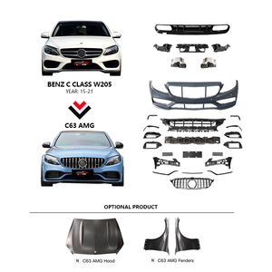 GLC300 GLC350 GLC400 2016 2017 <span class=keywords><strong>2018</strong></span> 2019 Actualización GLC63 AMG Kit de carrocería de piezas modificadas para <span class=keywords><strong>mercedes</strong></span>-benz - Product Image 1