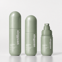 XINGYUAN Flacons pulvérisateurs en plastique en forme de capsule de 80 ml et 100 ml pour le visage et le corps, brume fine, parfum, emballage cosmétique personnalisé