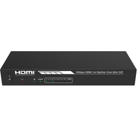 18Gbps divisor HDMI 4k 1x4 sobre CAT6/7 4K IR remoto HDMI divisor pantalla extendida para cine en casa ssytem
