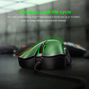 เมาส์เกมมิ่ง <span class=keywords><strong>Razer</strong></span> Deathadder Essential - เซ็นเซอร์ออปติคอล 6400DPI, ปุ่มตั้งโปรแกรมได้ 5 ปุ่ม สำหรับพีซี/แล็ปท็อป - Product Image 4