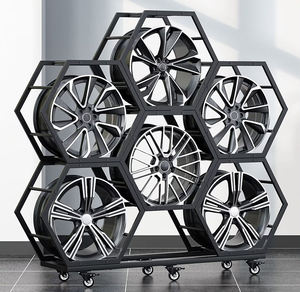 Wood Heavy Duty Modern Standing Type Display <b>Rack</b> for <b>Kitchen</b> Use with Multifunctional Design - Product Image 1