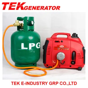 Tek lpg ev10i 1kw inversor, conjunto gerador de acampamento