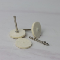 Roue de polissage en feutre de 26 mm compatible avec les modèles 414, 422, 429 avec tige 401