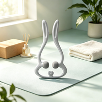 Masseur de cou à double tête à démarrage automatique, bâton de massage vibrant portatif avec capteur de pression pour soulager les tensions, portable