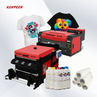 Nouvelle machine d'impression DTF directe pour t-shirts A3/A1 à double tête I1600 entièrement automatique à usage industriel avec four