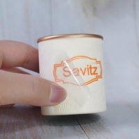 Autocollant de transfert UV DTF personnalisé, étiquette 3D en cristal, impression de logo imperméable et permanente pour tasses à café, décalcomanies en vinyle