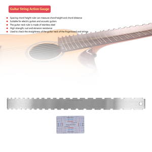 Outil de mesure de la hauteur et de la distance des cordes de guitare - Product Image 3
