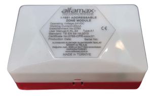 Módulo de Monitoreo de Zonas Direccionables Alfamax para Integración con Detectores Convencionales, Unidad de Interfaz Inteligente, Certificado EN54-18 - Product Image 3