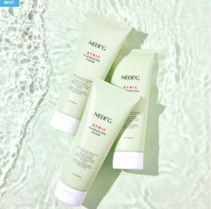 Espuma Limpiadora Funcional Vegana para el Acné NEERG, Ácido Hialurónico y Ácido Salicílico para Piel Propensa al Acné, Belleza Coreana Facial - Product Image 2