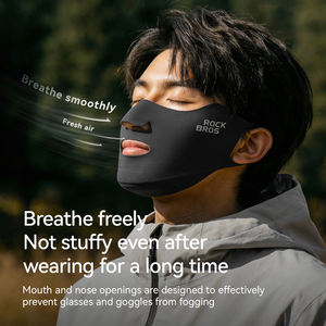 <span class=keywords><strong>Masque</strong></span> facial respirant ROCKBROS, <span class=keywords><strong>masque</strong></span> chaud avec protection des yeux, cache-cou, ski, sports, cyclisme, déplacements en plein air, unisexe, hiver - Product Image 2