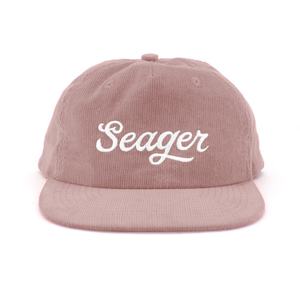 Casquette Snapback Vintage en Corduroy Personnalisée, 5 Panneaux, Logo Brodé, Casquette Rose - Product Image 1