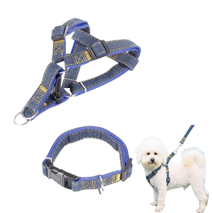 Dog Leash Neck Collar, <b>Small</b> Medium and Large Dog Pet <b>Teddy</b> <b>Bear</b> Golden Retriever Chest Strap Outdoor Dog Walking Chain - Product Image 2