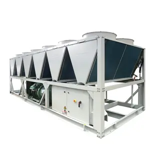 Refroidisseur de refroidissement industriel à compresseur 30hp Refroidisseur d'eau à défilement refroidi par air pour centrale à béton Conmmucial