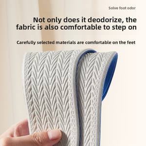 แผ่นรองรองเท้ากีฬาแบบนุ่มพิเศษ ป้องกันแบคทีเรีย ระบายอากาศได้ดี เหมาะสำหรับฤดูร้อน สำหรับทั้งชายและหญิง พร้อมคุณสมบัติระงับกลิ่นกายและซึมซับเหงื่ออย่างสบาย - Product Image 6