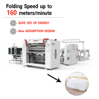 Machine de pliage de papier entièrement automatique Zhejiang V-Fold intelligente avec PLC, boîte de vitesses et moteur – Haute capacité