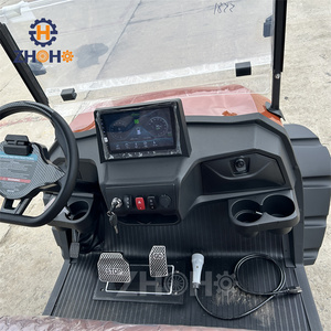 Golf Cart Elettrico Personalizzato 2026 per 4 Passeggeri, Stile Retrò Arancione, Batteria al Litio Certificata CE, Autonomia 90km, Alimentato a Batteria, Eccezionale - Product Image 6