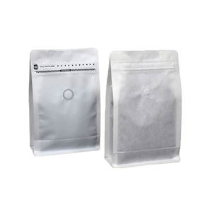 حقيبة قهوة مخصصة صديقة للبيئة قابلة لإعادة الغلق بعلامة تجارية خاصة حقيبة قهوة سطح غير لامع مع صمام بلاستيك كيس قهوة بسحاب - Product Image 1