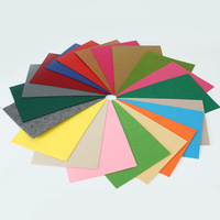 Feuilles de feutre aiguilleté non tissé 100% polyester, épaisseurs 1mm, 2mm, 3mm, couleurs assorties, respirantes, imperméables, rouleau de tissu doux