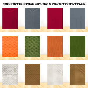 Wallpaper Perekat Sendiri Hijau Kain Lembut Panel Dinding <span class=keywords><strong>Vintage</strong></span> Stiker Dinding Beludru - Product Image 2