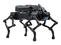 12 Freiheitsgrade WAVEGO bionischer vierbeiniger Roboterhund basierend auf ESP32 und PI4B Open Source, Raspberry Pi 4