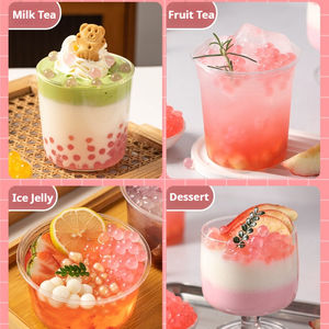 육즙 복숭아 맛 터지는 보바 진주 달콤한 맛 ODM 우유 차 상자 가방 병 포장에 대한 인증 원료 - Product Image 5